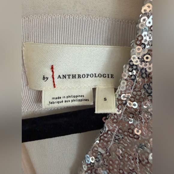 Anthropologie Lisabette Sequined Mini Dress S - Picture 5 of 7